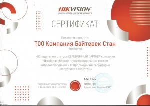 Сертификат HiWatch