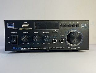 Музыкальный усилитель АК-45 40+40 ватт универсальный